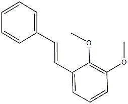 1,2-dimethoxy-3-(2-phenylvinyl)benzene Structure