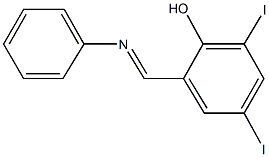 1233710-41-2 2,4-diiodo-6-[(phenylimino)methyl]phenol