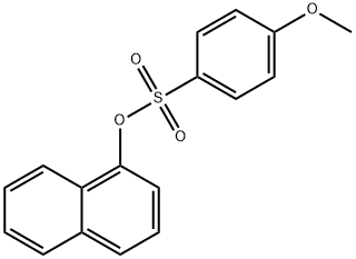 1-naphthyl 4-methoxybenzenesulfonate Structure