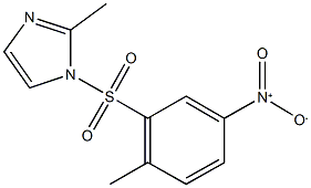 1-({5-nitro-2-methylphenyl}sulfonyl)-2-methyl-1H-imidazole,123617-72-1,结构式