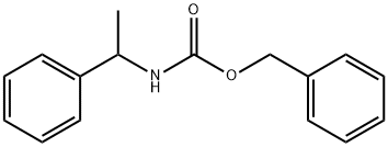 benzyl 1-phenylethylcarbamate 化学構造式