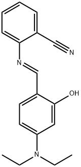 2-{[4-(diethylamino)-2-hydroxybenzylidene]amino}benzonitrile,1239984-82-7,结构式