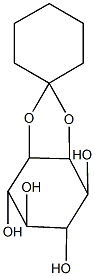 spiro(2,4-dioxabicyclo[4.3.0]nonane-3,1'-cyclohexane)-6,7,8,9-tetrol Structure