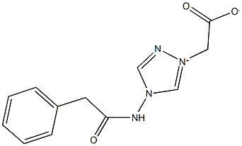 {4-[(phenylacetyl)amino]-4H-1,2,4-triazol-1-ium-1-yl}acetate,125338-11-6,结构式