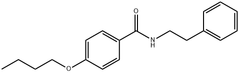 4-butoxy-N-(2-phenylethyl)benzamide Structure