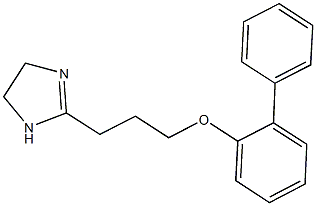 [1,1'-biphenyl]-2-yl 3-(4,5-dihydro-1H-imidazol-2-yl)propyl ether,125849-42-5,结构式