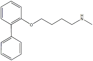 N-[4-([1,1'-biphenyl]-2-yloxy)butyl]-N-methylamine Structure