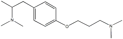 N-(2-{4-[3-(dimethylamino)propoxy]phenyl}-1-methylethyl)-N,N-dimethylamine Structure