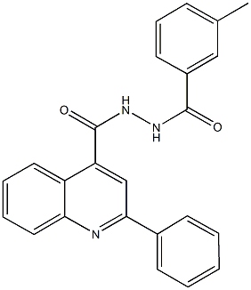 126180-92-5 N'-(3-methylbenzoyl)-2-phenyl-4-quinolinecarbohydrazide