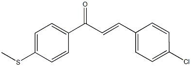 126443-17-2 3-(4-chlorophenyl)-1-[4-(methylsulfanyl)phenyl]-2-propen-1-one