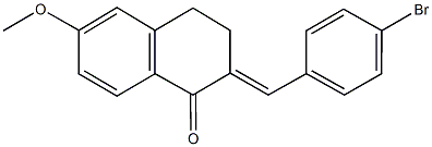 126717-77-9 2-(4-bromobenzylidene)-6-methoxy-3,4-dihydro-1(2H)-naphthalenone