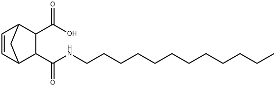 3-[(dodecylamino)carbonyl]bicyclo[2.2.1]hept-5-ene-2-carboxylic acid Structure