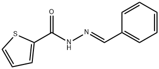 N'-benzylidene-2-thiophenecarbohydrazide Structure