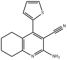126983-89-9 2-amino-4-(2-thienyl)-5,6,7,8-tetrahydro-3-quinolinecarbonitrile
