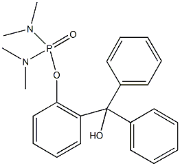 2-[hydroxy(diphenyl)methyl]phenyl N,N,N',N'-tetramethyldiamidophosphate 结构式