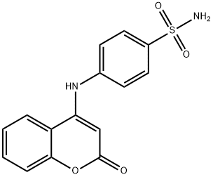 4-[(2-oxo-2H-chromen-4-yl)amino]benzenesulfonamide 结构式