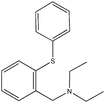 N-ethyl-N-[2-(phenylsulfanyl)benzyl]ethanamine,127876-52-2,结构式