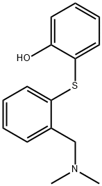 2-({2-[(dimethylamino)methyl]phenyl}sulfanyl)phenol Struktur