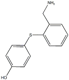 4-{[2-(aminomethyl)phenyl]sulfanyl}phenol,127906-45-0,结构式