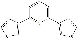 2,6-di(3-thienyl)pyridine,128140-93-2,结构式