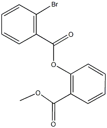 2-(methoxycarbonyl)phenyl 2-bromobenzoate Structure