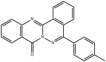 5-(4-methylphenyl)-8H-phthalazino[1,2-b]quinazolin-8-one Struktur