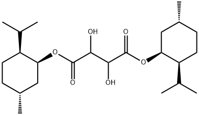 bis(2-isopropyl-5-methylcyclohexyl) 2,3-dihydroxysuccinate Structure