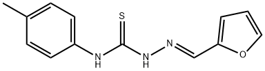 2-furaldehyde N-(4-methylphenyl)thiosemicarbazone Structure
