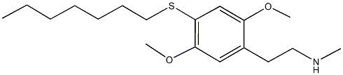 129658-30-6 N-{2-[4-(heptylsulfanyl)-2,5-dimethoxyphenyl]ethyl}-N-methylamine