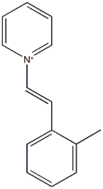 1-[2-(2-methylphenyl)vinyl]pyridinium Structure