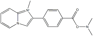 2-(4-{[(dimethylamino)oxy]carbonyl}phenyl)-1-methylimidazo[1,2-a]pyridin-1-ium,1301714-37-3,结构式