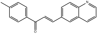 1-(4-methylphenyl)-3-(6-quinolinyl)-2-propen-1-one Structure