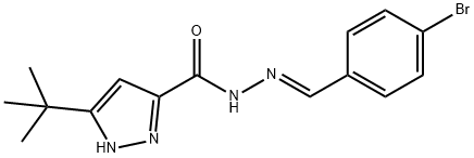 N'-(4-bromobenzylidene)-3-tert-butyl-1H-pyrazole-5-carbohydrazide|