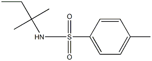 4-methyl-N-(tert-pentyl)benzenesulfonamide Struktur