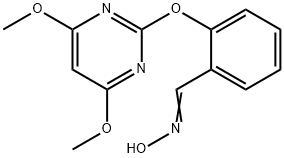 2-[(4,6-dimethoxy-2-pyrimidinyl)oxy]benzaldehyde oxime 化学構造式
