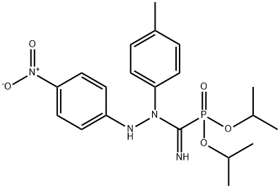 diisopropyl 4-nitro(4-toluidino)benzohydrazonoylphosphonate 结构式