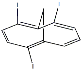 2,5,7-triiodobicyclo[4.4.1]undeca-1,3,5,7,9-pentaene 结构式