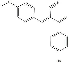 2-(4-bromobenzoyl)-3-(4-methoxyphenyl)acrylonitrile,1312944-30-1,结构式