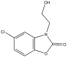 5-chloro-3-(2-hydroxyethyl)-1,3-benzoxazol-2(3H)-one Structure