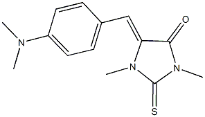 5-[4-(dimethylamino)benzylidene]-1,3-dimethyl-2-thioxo-4-imidazolidinone,131536-32-8,结构式