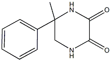 5-methyl-5-phenyl-2,3-piperazinedione,13157-31-8,结构式