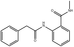 N-methyl-2-[(phenylacetyl)amino]benzamide 化学構造式