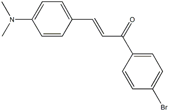 1-(4-bromophenyl)-3-[4-(dimethylamino)phenyl]-2-propen-1-one Structure