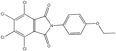 4,5,6,7-tetrachloro-2-(4-ethoxyphenyl)-1H-isoindole-1,3(2H)-dione,132048-56-7,结构式