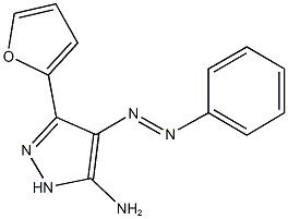 3-(2-furyl)-4-(phenyldiazenyl)-1H-pyrazol-5-ylamine,1323438-14-7,结构式