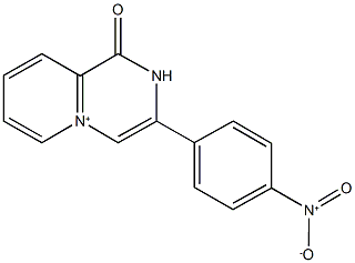 3-(4-nitrophenyl)-1-oxo-1H,2H-pyrido[1,2-a]pyrazin-5-ium Structure