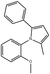 1-(2-methoxyphenyl)-2-methyl-5-phenyl-1H-pyrrole,132726-50-2,结构式