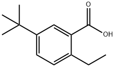 5-tert-butyl-2-ethylbenzoic acid,132858-12-9,结构式