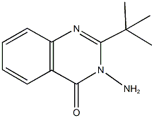3-amino-2-tert-butyl-4(3H)-quinazolinone Structure