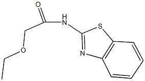 N-(1,3-benzothiazol-2-yl)-2-ethoxyacetamide Struktur